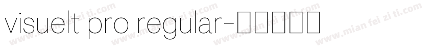 visuelt pro regular字体转换